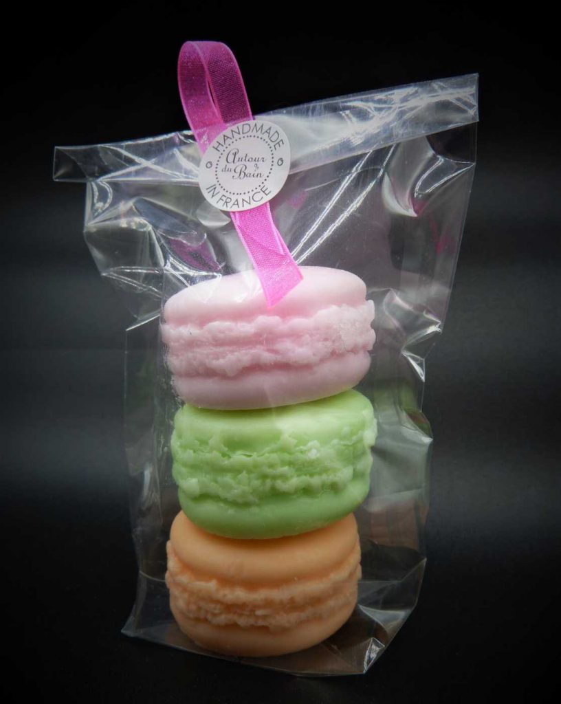 Sachet 3 Savons Macarons assortis